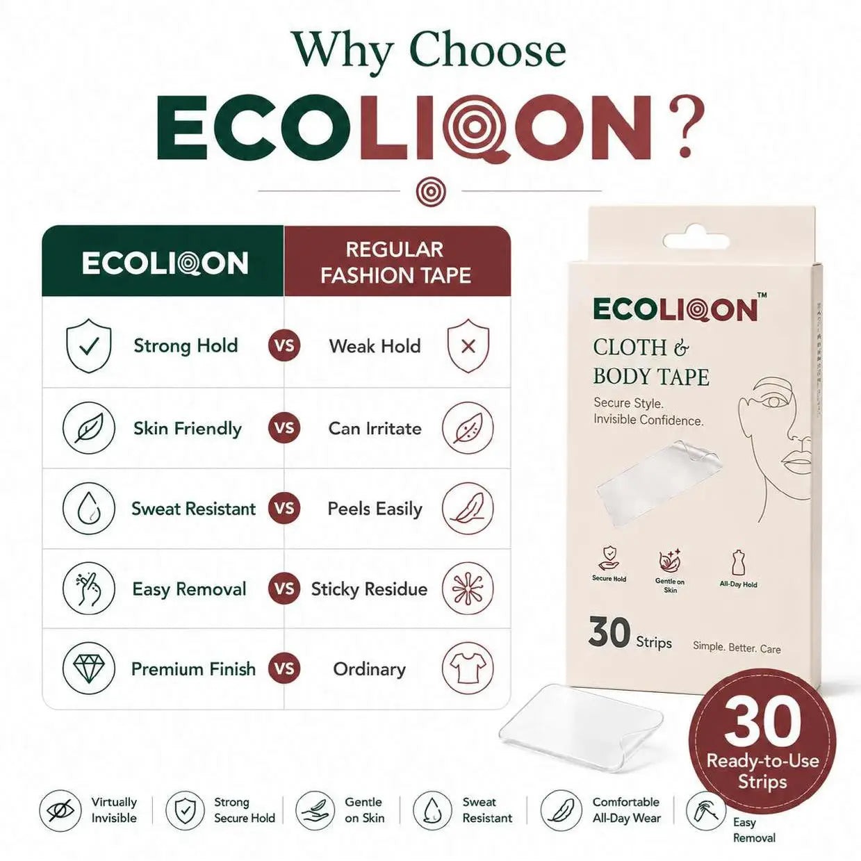 ECOLIQON Cloth & Body Tape