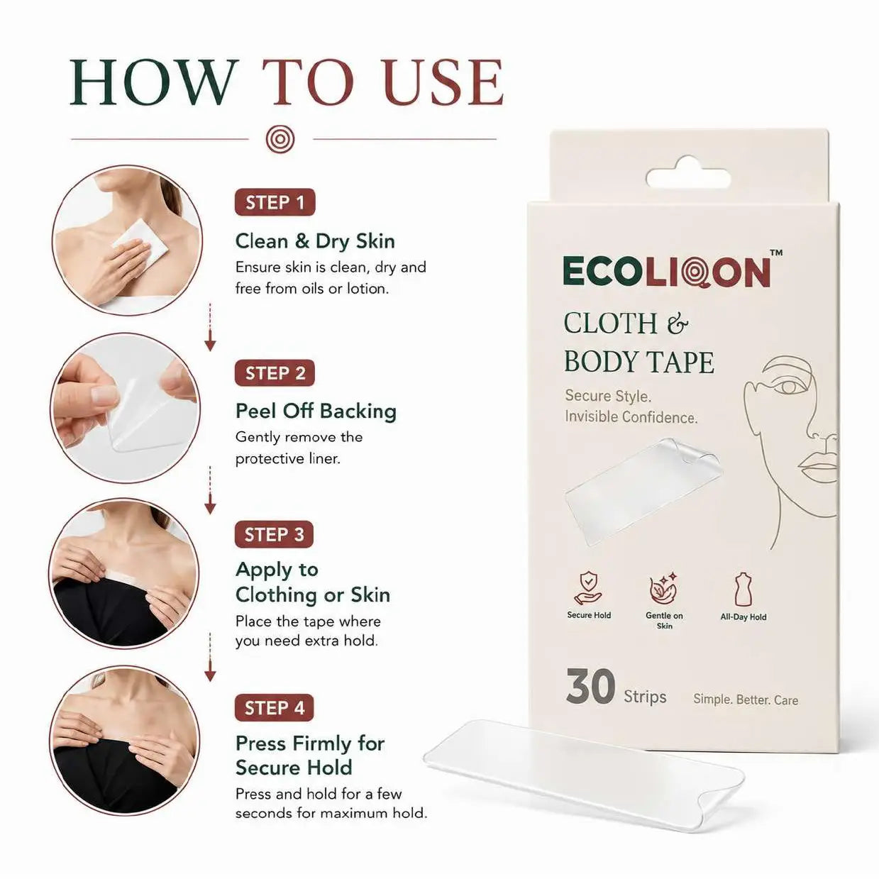 ECOLIQON Cloth & Body Tape