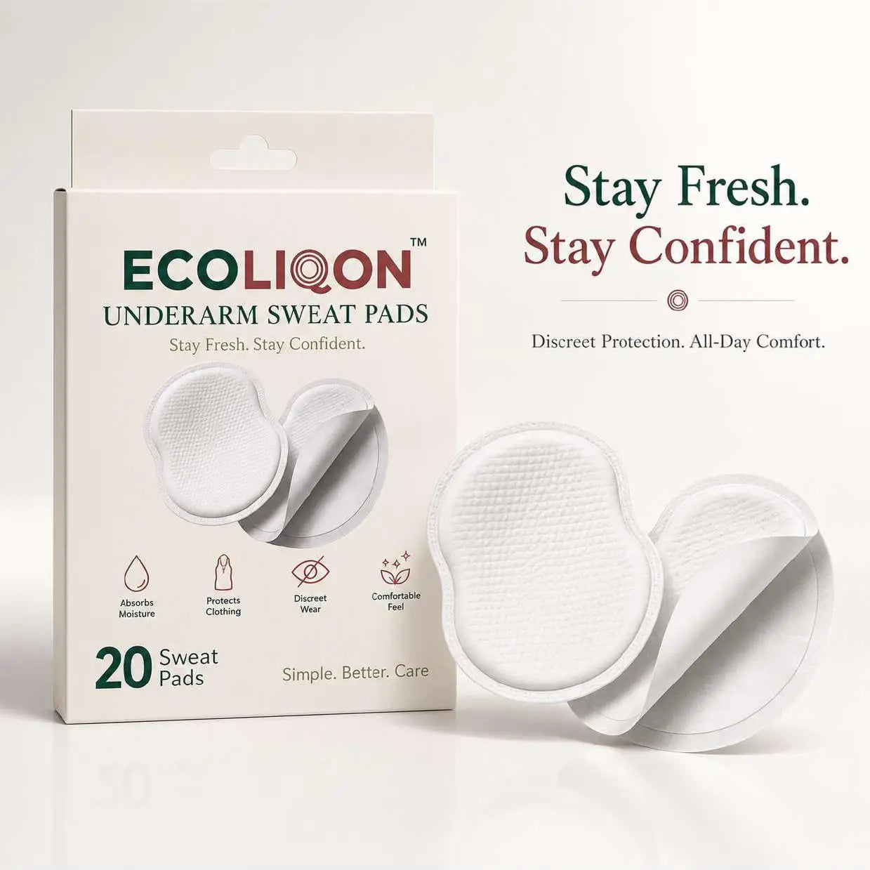 ECOLIQON Underarm Sweat Pads