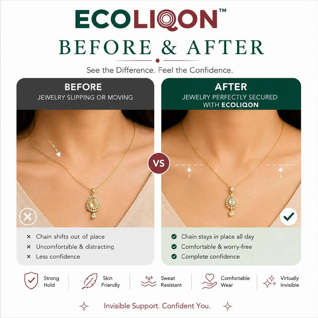 ECOLIQON Invisible Jewelry Patch