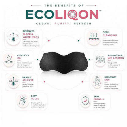 ECOLIQON Charcoal Nose Strips