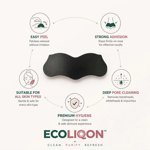 ECOLIQON Charcoal Nose Strips